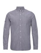 Studios Uni Oxford Shirt Grey Superdry