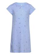 Nkg Swoosh Printed Tee Dress Blue Nike
