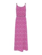 Onlnova Lux Strap Maxi Dress Aop Ptm Pink ONLY
