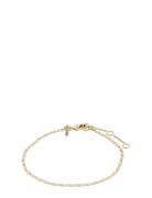 Parisa Recycled Flat Link Chain Bracelet Gold-Plated Gold Pilgrim