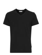 Cflincoln V-Neck Tee Black Casual Friday