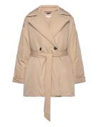 Clean Padded Peacoat Beige Tommy Hilfiger