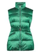 Two T Statement Puffer Vest Green Tommy Hilfiger