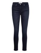 Mid Rise Skinny Ankle Blue Calvin Klein Jeans