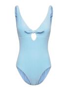 Havana Deep V Piece Blue Seafolly