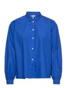 Org Co Solid Raglan Shirt Ls Blue Tommy Hilfiger