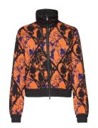 Becky Jacquard Track Top Patterned Wood Wood