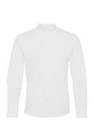 Yarn Dyed Oxford Superflex Shirt L/ White Lindbergh