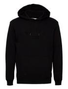 Brand Hooded Sweatshirt Black Makia