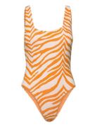 Zecora Ella Swimsuit Orange Becksöndergaard