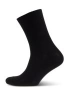 Fine Cotton Rib Socks Black Mp Denmark