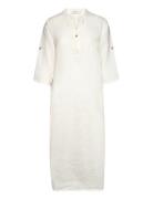 Crbellis Caftan Dress - Mollie Fit White Cream