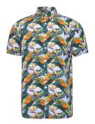 Johan Tropical Vibes Shirt Ss Purple Kronstadt