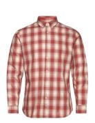 Slhslimtheo Shirt Ls Red Selected Homme