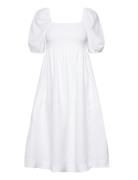 Edda Linen Dress White Ella&il