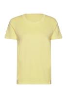 Sunfaded C-Neck Ss T-Shirt Yellow GANT