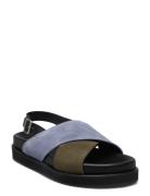 Sandals - Flat - Open Toe - Op Black ANGULUS