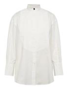 D2. Os Pintuck Shirt White GANT