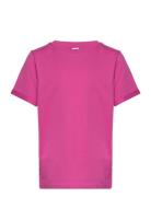 Pkria Ss Fold Up Solid Tee Tw Bc Pink Little Pieces