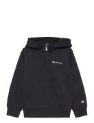 Half Zip Hooded Sweatshirt Black Champion