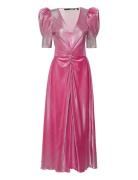 Gradient Plissé Dress Pink ROTATE Birger Christensen