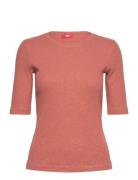 Women T-Shirts 3/4 Sleeve Red Esprit Casual