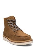 Slhteo New Suede Moc-Toe Boot B Brown Selected Homme