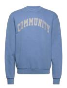 Deacon Sweatshirt Blue Les Deux