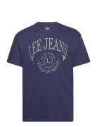 Varsity Tee Navy Lee Jeans