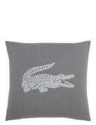Lreflet Cushion Cover Grey Lacoste Home