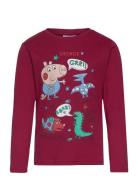 Long-Sleeved T-Shirt Red Peppa Pig