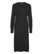 Slrakel V-Neck Dress Black Soaked In Luxury