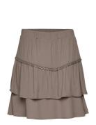 D6Chia Eyelet Mini Skirt Grey Dante6