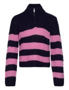 Kognewbella Nicoya L/S Zip Pullover Knt Patterned Kids Only