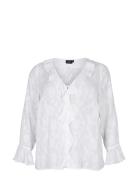 Msally, L/S, Shirt White Zizzi