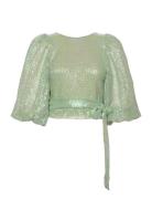 Sequins Blouse Green By Ti Mo
