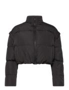 Detachable Down Puffer Jacket Black Rosemunde