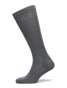Cotton Knee Socks Grey Mp Denmark