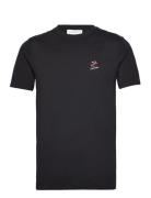 Embroidery Tee S/S Black Lindbergh