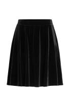 Vikatja Hw Short Velvet Skirt/Ka Black Vila
