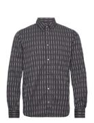 Timothy Tattoo Stripe Shirt Black Wood Wood