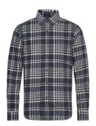 Ls Heavy Flannel Check Navy Timberland