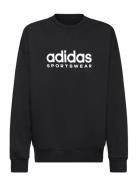Fleece Crew Sweatshirt Kids Black Adidas Sportswear