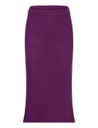Vistara Hw Midi Skirt /B Purple Vila