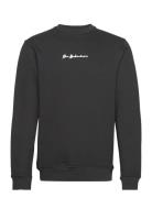 Shadow Script Regular Crewneck Black HAN Kjøbenhavn