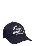 Graphic Cotton Twill Cap Navy GANT