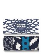 4-Pack Moody Blues Socks Gift Set Navy Happy Socks
