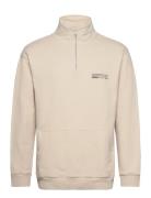 Wblass Tech Half-Zip Cream Woodbird