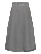 Grey Denim Stelly C Long Skirt Grey Mads Nørgaard