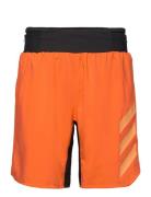 Terrex Agravic Trail Running Shorts Orange Adidas Terrex